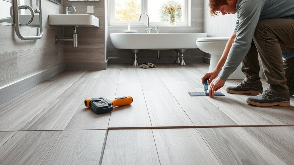 Bathroom Flooring Installation in Hammersmith